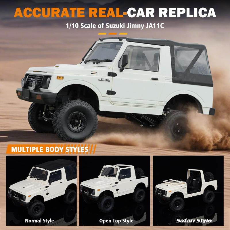 Caminhão RTR RC Crawler WPL C74-1 Jimny JA11 1/10 4WD 2,4 Ghz